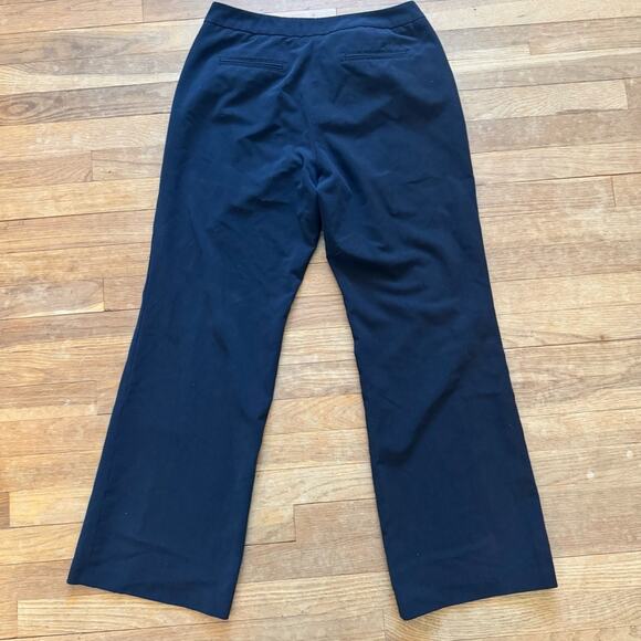Nicole Miller black high-rise wide leg dress pants slacks size 10
 b20 - Picture 5 of 5